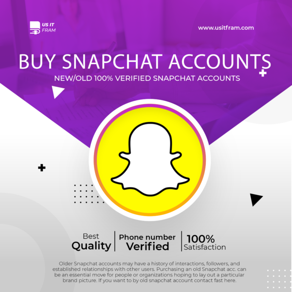 Buy Snapchat Accounts from usitfram.com